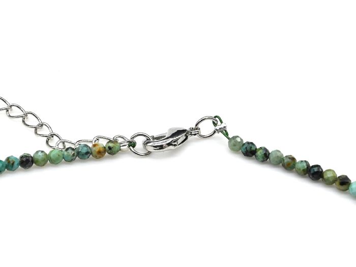 Chrysocolla choker ball 3mm, 40cm