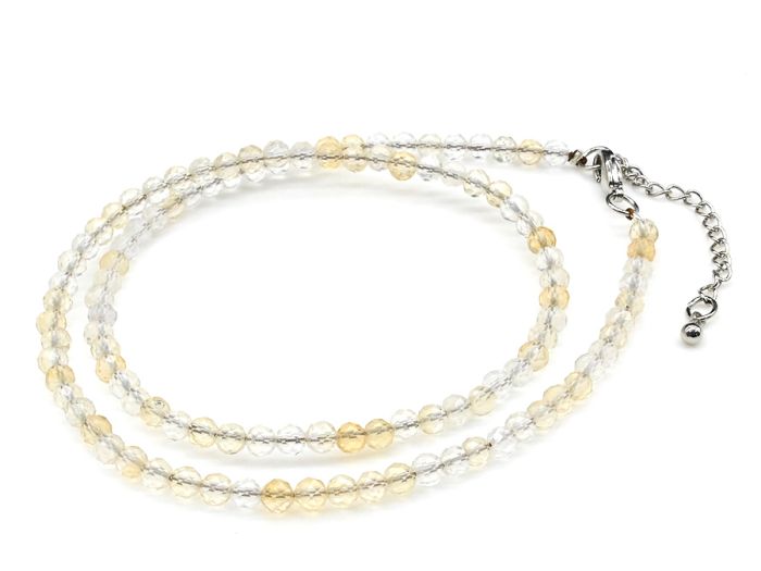 Citrine choker ball 4mm, 40cm