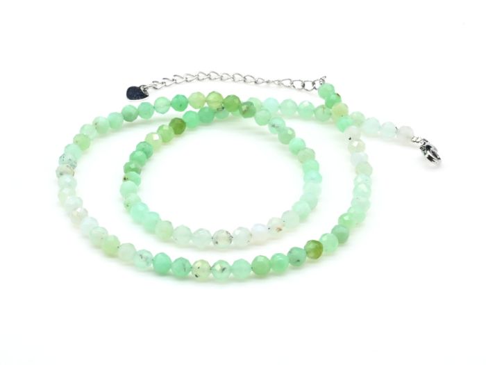 Chrysoprase choker ball 4mm, 40cm