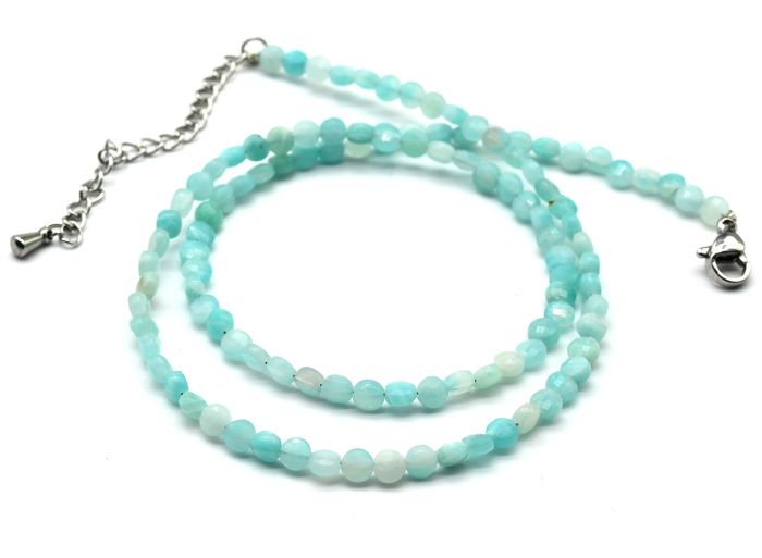 Choker made of amazonite circle 4mm, 40cm