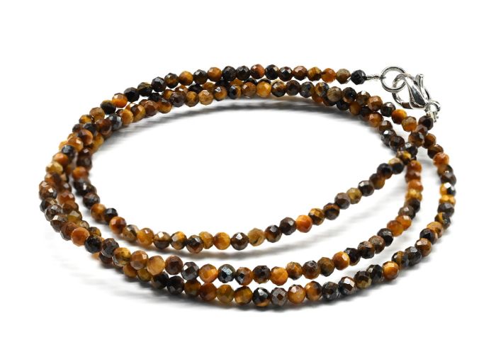 Tiger Eye Choker ball 2mm, 45cm