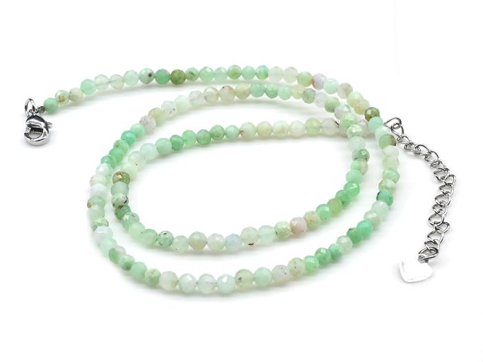 Chrysoprase choker ball 3mm, 40cm