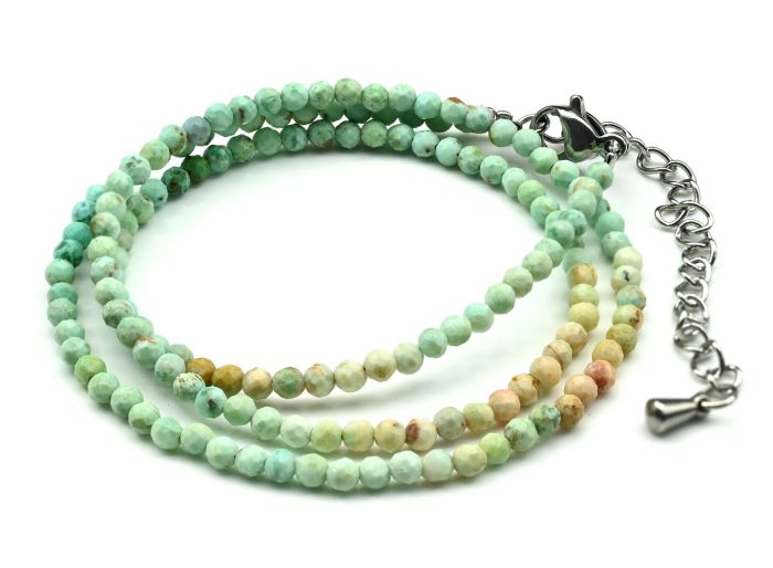 Amazonite choker ball 2.5mm, 39.5cm