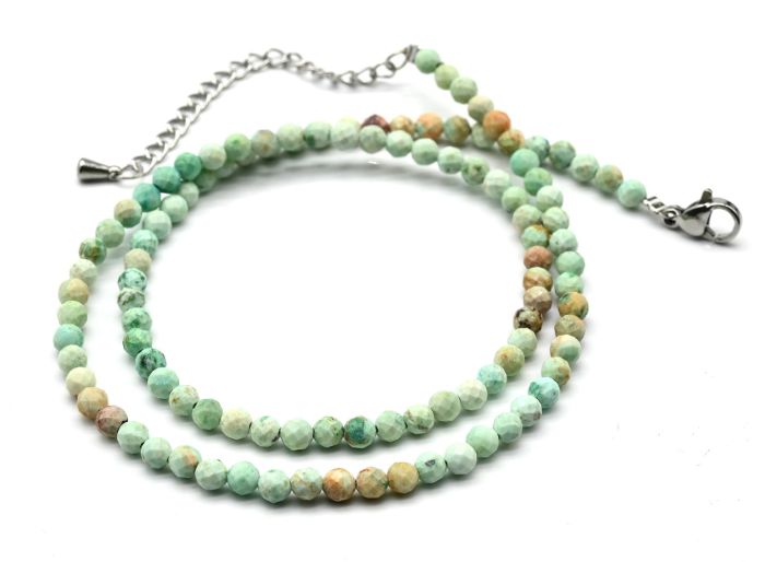 Amazonite choker ball 3.5mm, 39.5cm