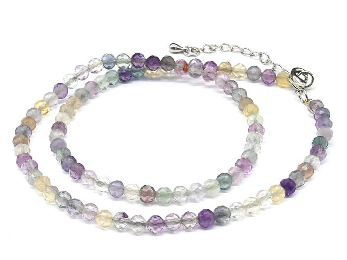 Fluorite choker ball 4mm, 40cm