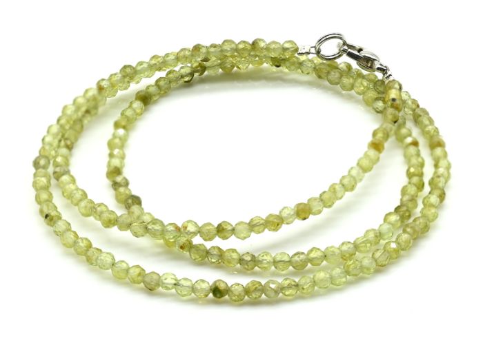 Chrysolite choker ball 2mm, 45cm