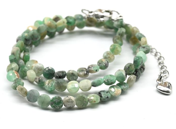 Chrysoprase choker circle 4mm, 40cm