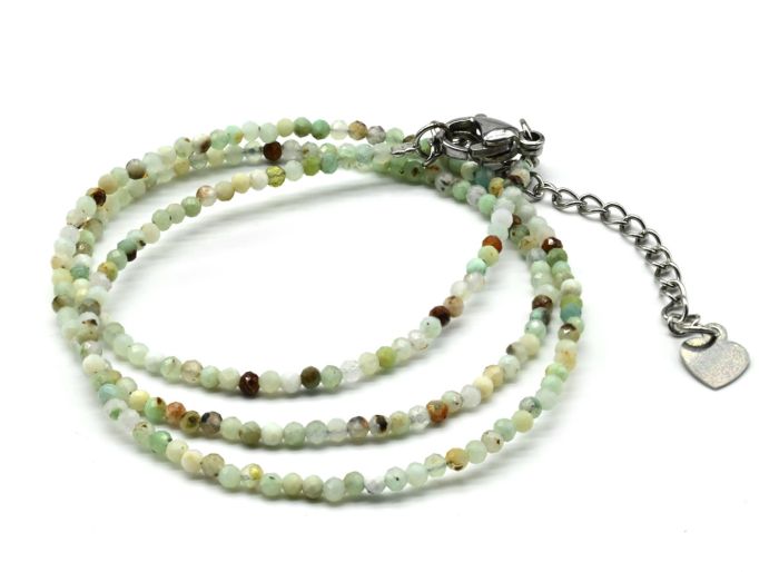 Chrysoprase choker ball 2mm, 39.5cm