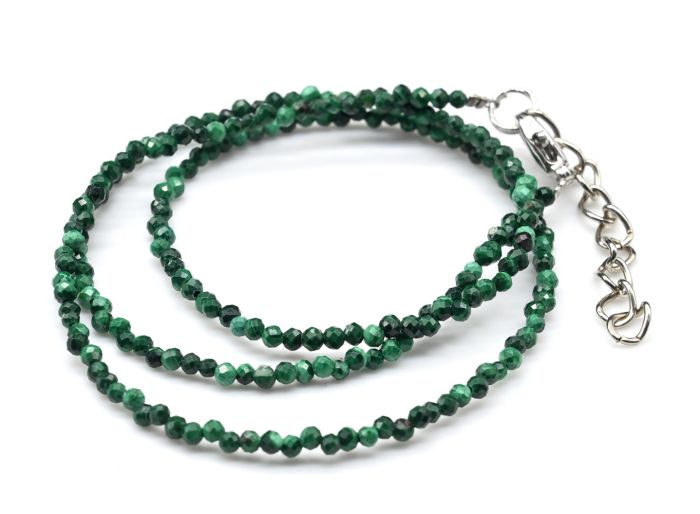 Malachite choker ball 2mm, 40cm