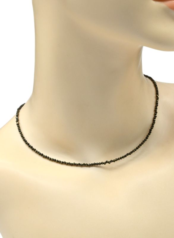 Pyrite choker ball 2mm, 40cm