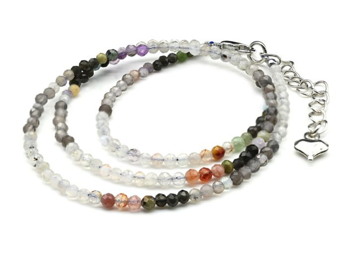 Choker made of gems ball 2mm, 39cm