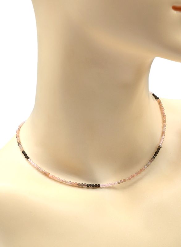 Choker made of gems ball 2mm, 39cm