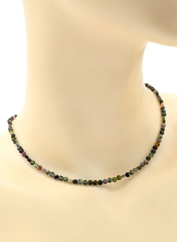 Tourmaline choker circle 4mm, 39cm