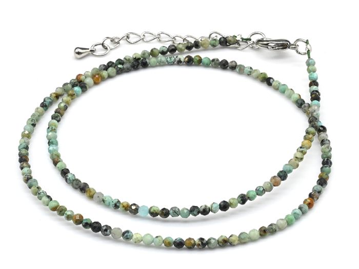 Chrysocolla choker ball 2mm, 40cm