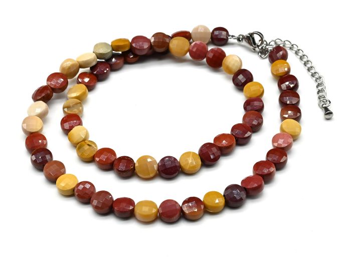 Jasper choker flour circle 6mm, 40cm