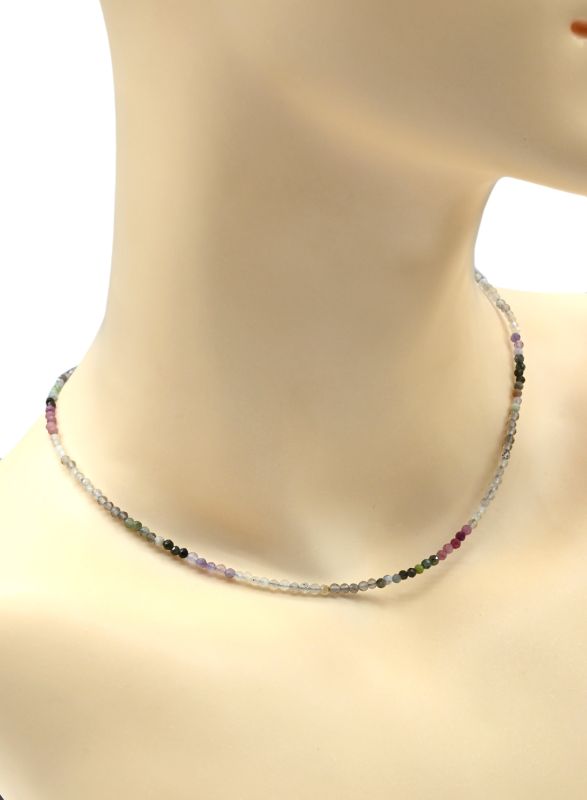 Choker made of gems ball 2mm, 38cm