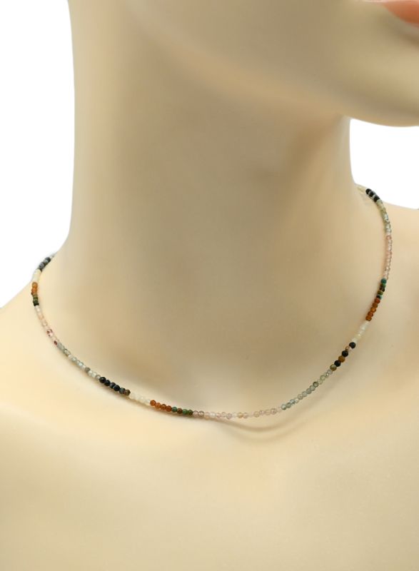 Choker made of gems ball 2mm, 39cm