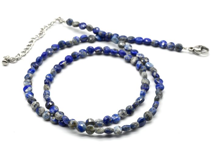 Lapis lazuli choker circle 4mm, 40cm