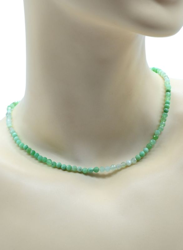 Chrysoprase choker ball 4mm, 40cm