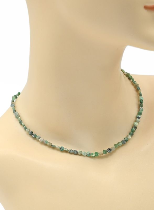 Chrysoprase choker circle 4mm, 40cm