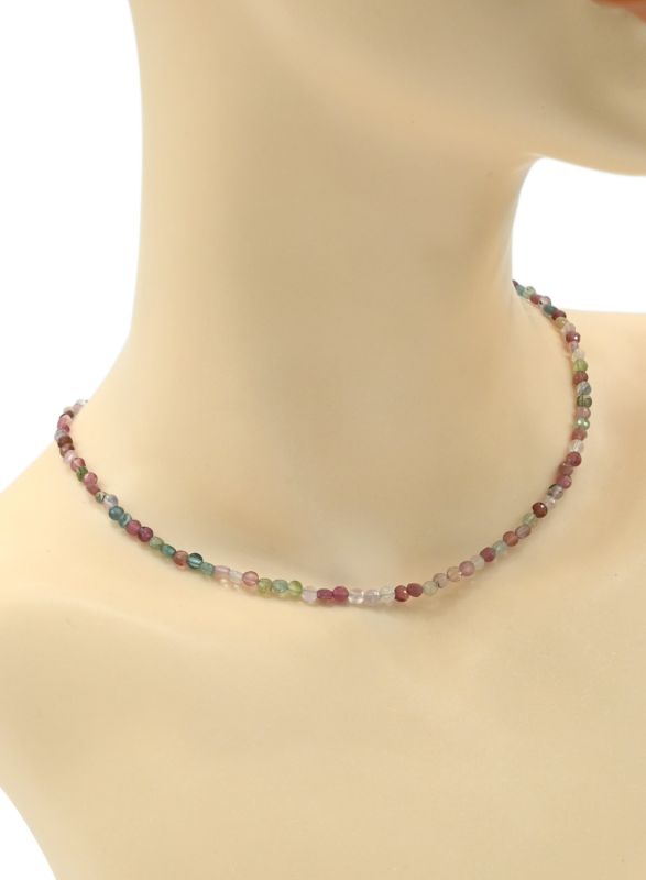 Tourmaline choker circle 4mm, 40.5cm