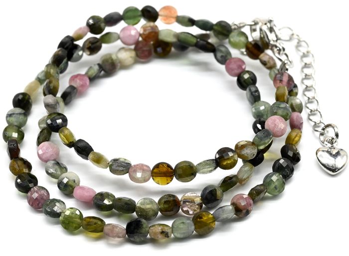 Tourmaline choker circle 4mm, 39cm