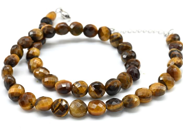 Tiger Eye Choker circle 8mm, 39cm