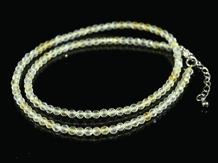 Citrine choker ball 3mm, 40cm