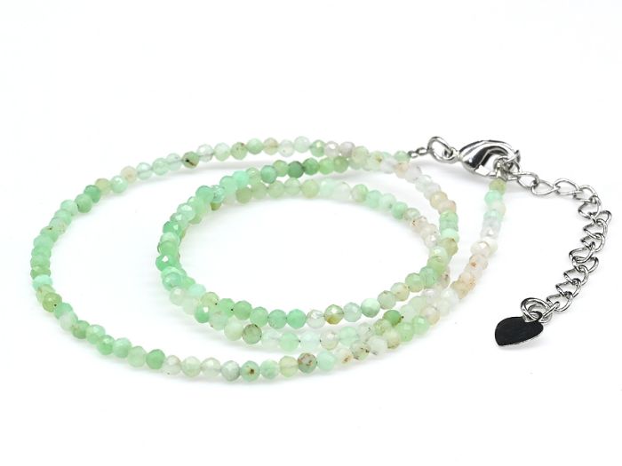 Chrysoprase choker ball 2mm, 38cm