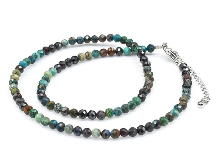 Chrysocolla choker ball 4mm, 40cm