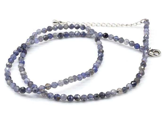 Choker made of Iolite ball 3mm, 40cm